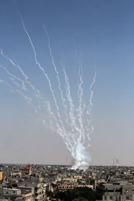 Rockets launched from the Gaza Strip by Palestinian Islamic Jihad