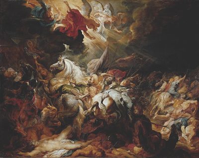 The prayer of Hezekiah led to the defeat of Sennacherib as illustrated by Rubens